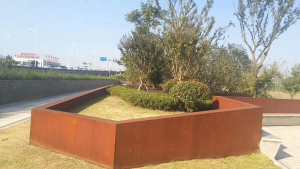 旅顺口耐候钢挡土墙